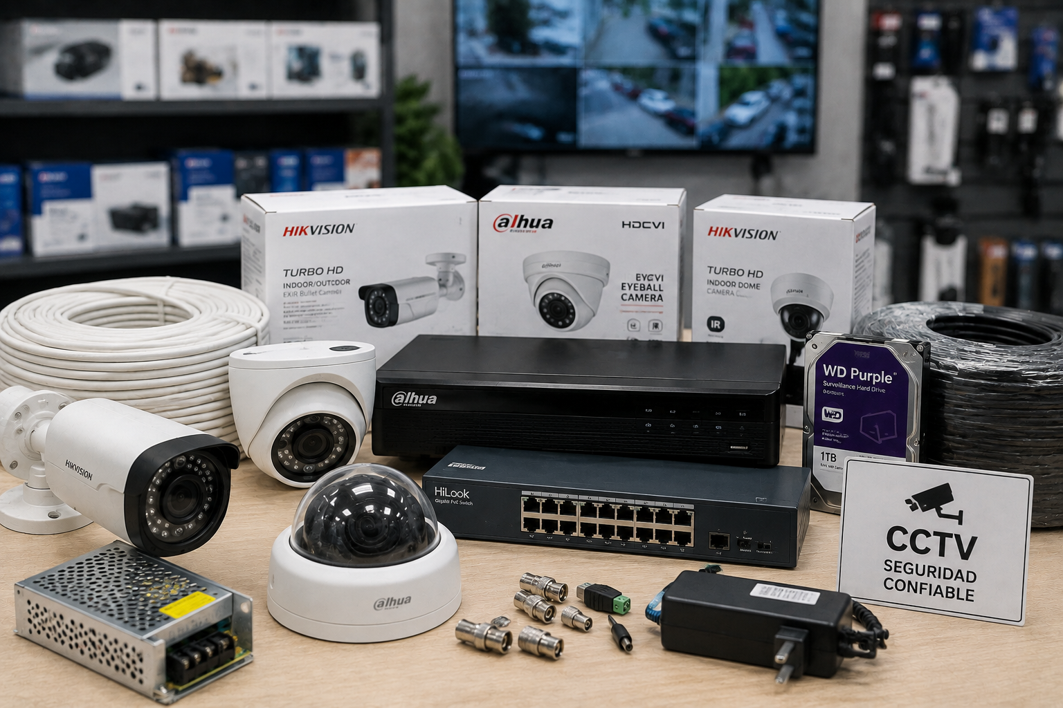 Cámaras y sistemas CCTV
