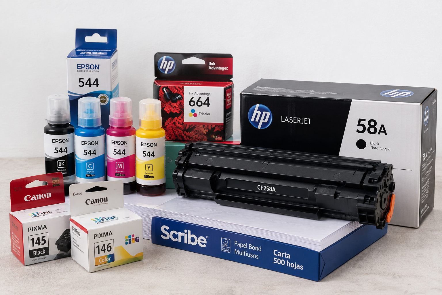 Tóner, tintas y consumibles